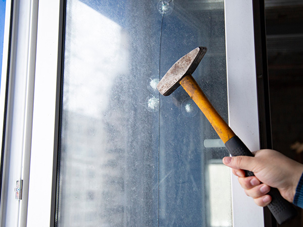 Window Security Safety Film Application